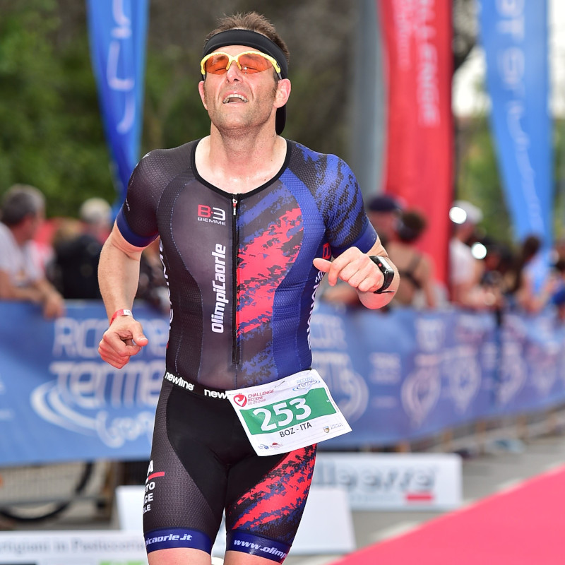 Alessandro finisher al challenge di Riccione